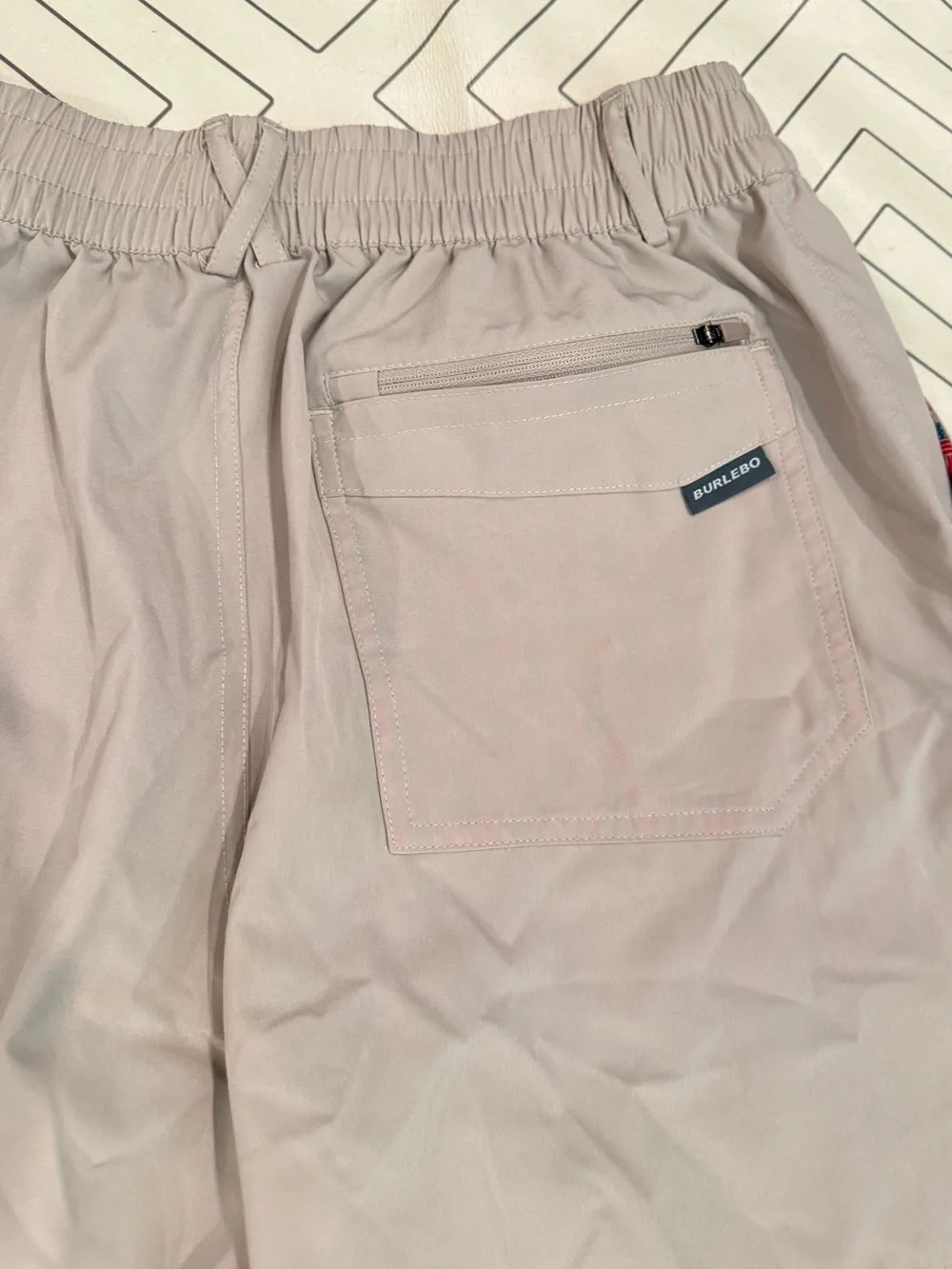 Burlebo Khaki Casual Performance Shorts